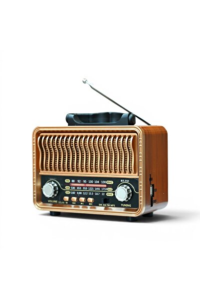ROYALTREND Nostaljik Trend Radyo,Bluetooth Özellikli Eskitme Nostalji Radyo