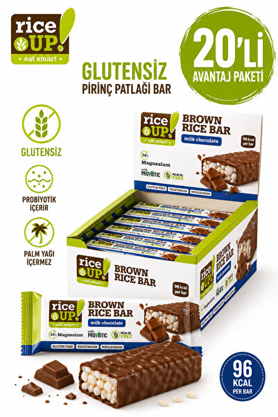 Rice Up SUNFLOWER MİLK BAR 20 Lİ Glutensiz,Probiyotik