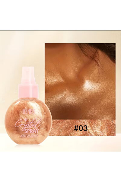 Ushas Iluminator spray pentru fata si corp Crystal Spray #3