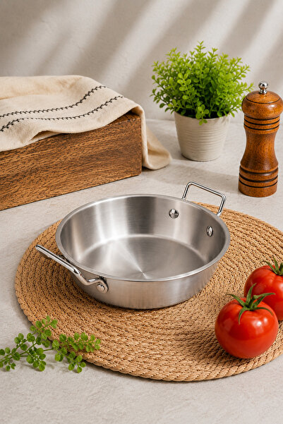 Vadi Stainless Steel Silver Handle Mini Saucepan Serving Bowl Breakfast and S...