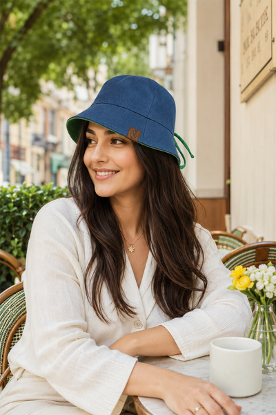 ilays beauty قبعة دلو مزدوجة الجوانب للحماية من الشمس بالكامل من ماركة Anne M...