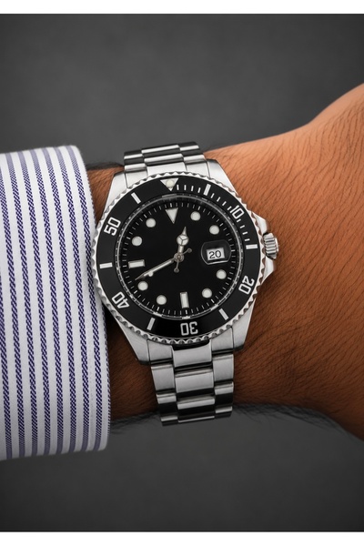İSTLİV Erkek Çelik Kasa Rolex Modeli Kol Saati