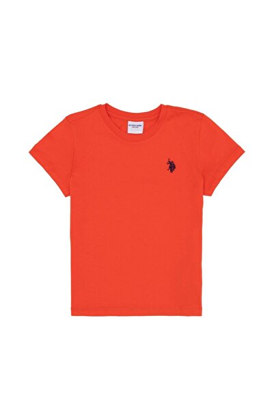 U.S. Polo Assn. Children's Red Crew Neck T-Shirt