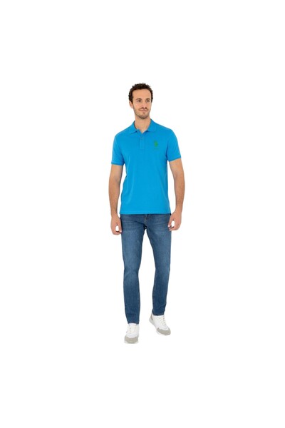 U.S. Polo Assn. يو اس بولو اسن. تيشيرت رجالي بياقة بولو