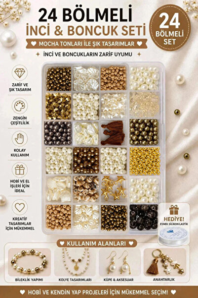 By MO Accessories Yaz Temalı Deniz Kabukları ve Cam ve İnci Boncuklarla Takı ...