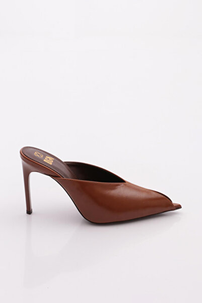 DGN 0129 Women's Heeled Evening Dress Slippers