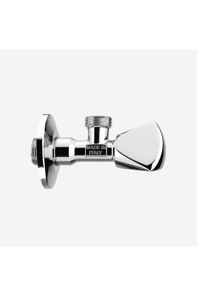 Made in Italia Angle Valve ½ with Wide Handle | Shlusservalve