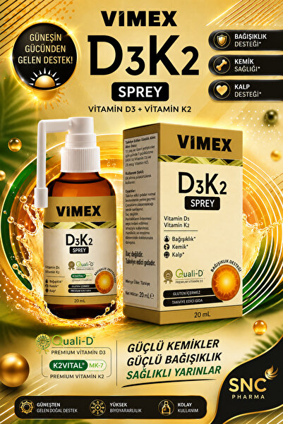 MSL Vimex D3K2 Vitamin D3K2 Sprey 20 ml