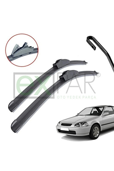 EXPAR OTO HONDA CİVİC ÖN CAM SİLECEK SÜPÜRGESİ TAKIMI 1996 - 2001 CİVİC 1.6 İ...