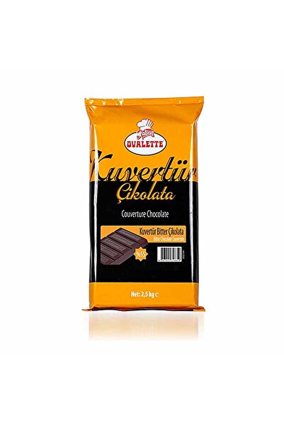 Katsan Ovalette Ovalette Kuvertur Bitter Çikolata (%55Lik)