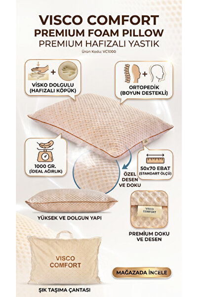 Lanugo Baby Clothes VISCO COMFORT Maksimum Boyun Desteği - Ortopedik Yastık, ...
