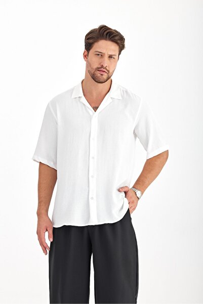 Gray Clothing Erkek Yazlık Terletmeyen Ütü Gerektirmeyen Salaş Oversize Kısa ...