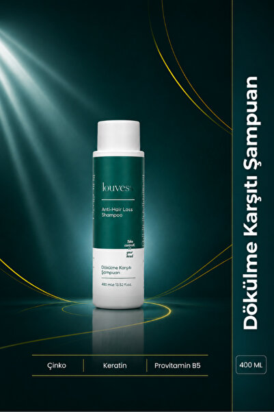 Louvess Dökülme Karşıtı Şampuan (Keratin, Çinko ve Provitamin B5 ile Güçlendi...