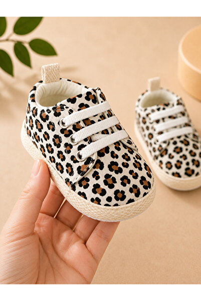 Bebelul Pantofi bebeluși Leoncino Leopard Mărimi 18 și 19