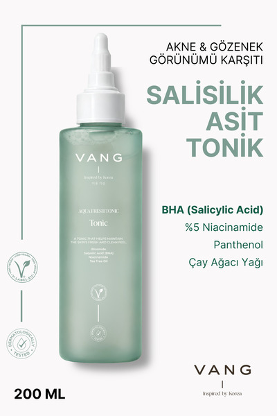 VANG Yağlı ve Sivilceli Karma Ciltler İçin Tonik | Niacinamide & BHA (Salicyl...