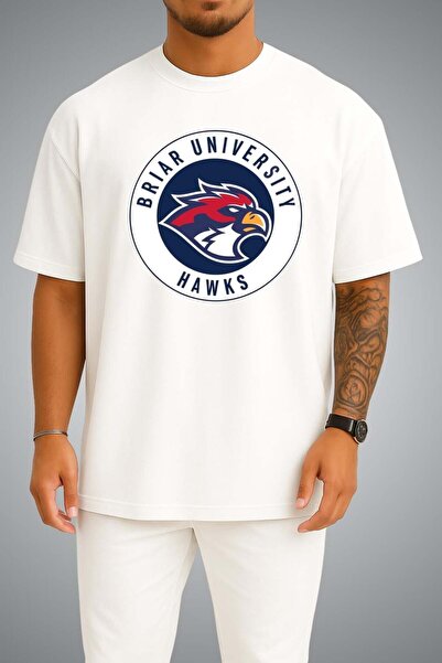 Bahriyeli Collection Oversize Off Campus Briar University Hawks Tucker 46 Che...