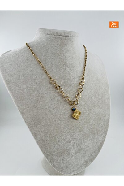 Bozhi Steel Necklace 14 Gold Stylish Meaningful Gift for Special Occasions