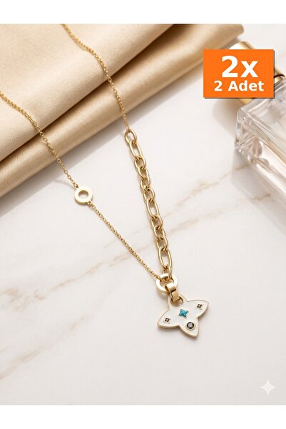 Bozhi Steel Necklace Silver Business Woman Style