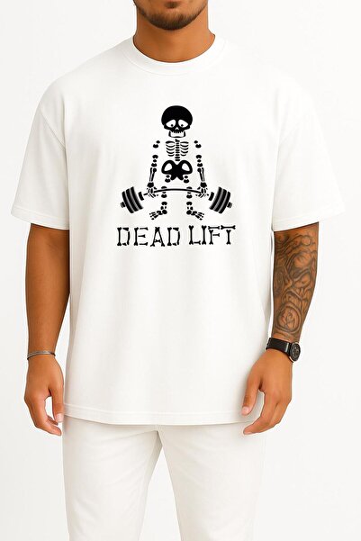Bahriyeli Collection supradimensionat Dead Lift unisex cu design pentru piept...
