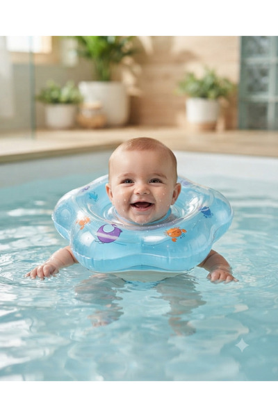 Baby Pool and Sea Neck Collar - Blue Water World