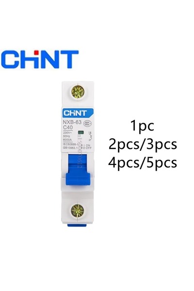 Choice3 قاطع دائرة كهربائية مصغر CHINT NXB-63 أحادي القطب 1P، 1A، 2A، 3A، 4A،...