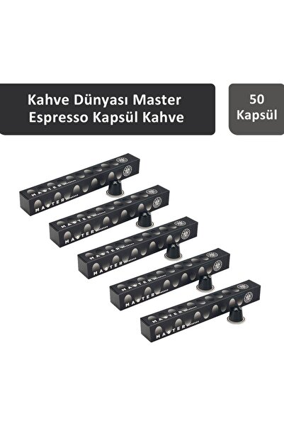 Kahve Dünyası Kahve Dünyası 9 Master Espresso Kapsül Kahve 50 Kapsül