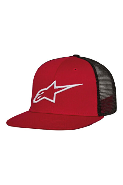 Alpinestars Corp Trucker Şapka Kırmızı Siyah