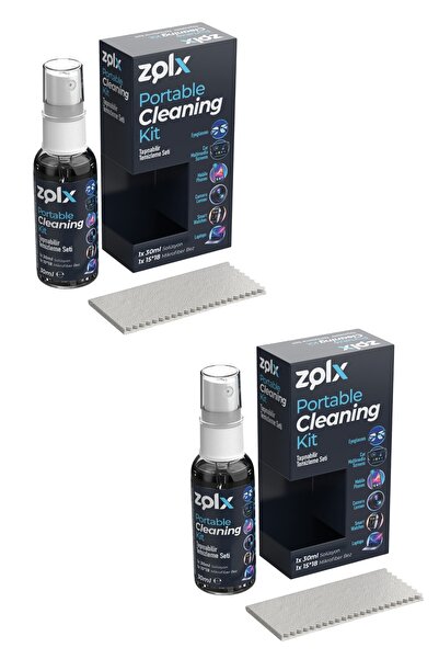 30ml Taşınabilir Temizleme Kiti İkili Set Gözlük Telefon Tablet Akıllı Saat Küçük Ekran Temizliği 15*18 Bez Hediyeli