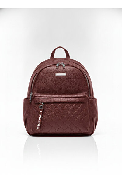 SilviaRosa Rucsac Dama Mini Silviarosa, Piele Ecologica, Buzunar Frontal Matl...