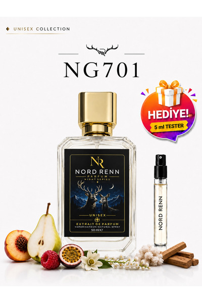 NORD RENN NG701-Unisex – Kirke muadili | Meyveli Egzotik & Miskli Koku | Kalı...