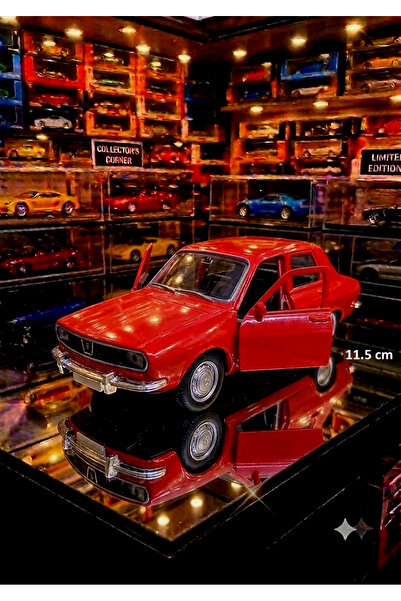 OYUNCAKSAHİLİ Renault Toros Klasik Nostalji Model 11.5cm Çekbırak Metal Araba...