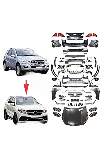 autogp Mercedes ml w164 to w166 gle63 dönüşüm body kit seti full facelift
