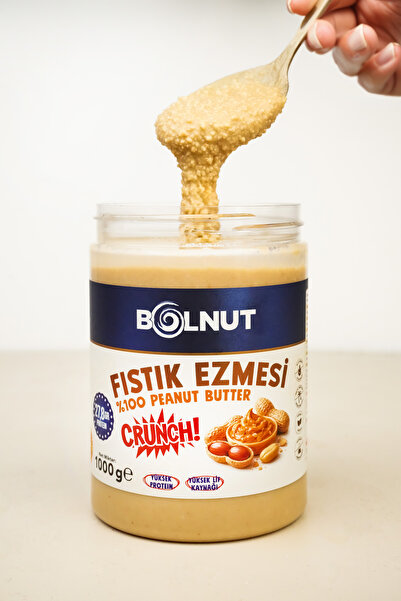 Bolnut Sade %100 Fıstık Ezmesi Crunch 1000gr