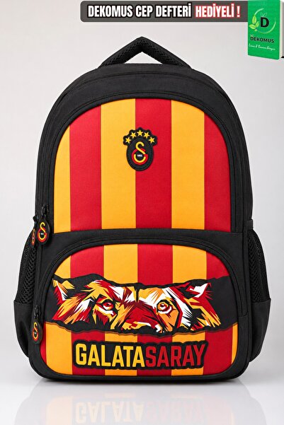 Galatasaray x Σχολική τσάντα μεγάλου μεγέθους με στάμπα Leon, ειδικής σχεδίασ...