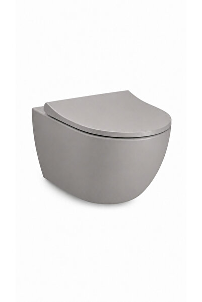 VitrA SENTO RİM-EX ASMA KLOZET MAT TAŞ GRİ (7748B076-0559)