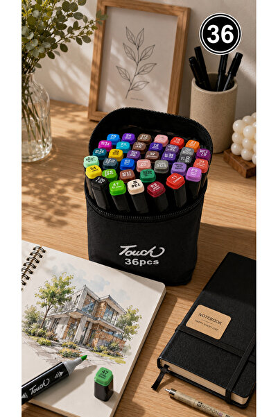 Rüya Gezegeni Set of Double-Sided Professional Marker Paint Pens