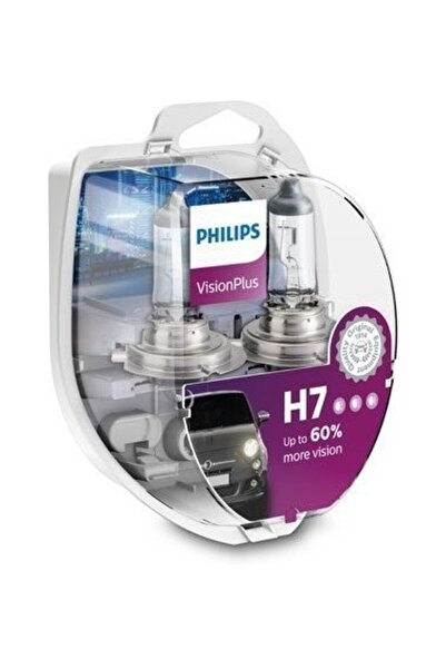 Philips Set de 2 becuri auto H7 Philips Vision Plus, +60%, 12V, 55W