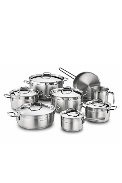 Alfa Stainless Steel cookware set, 14 pieces