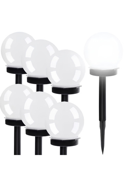 varioshop Set de 6 VarioShop ®   Lămpi solare de grădină, pentru alei, terase...