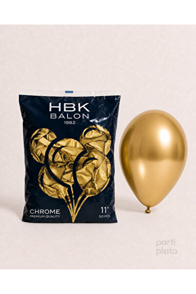 HBK Balon Krom 11" Balon Hbk Altın (Gold) 50'li