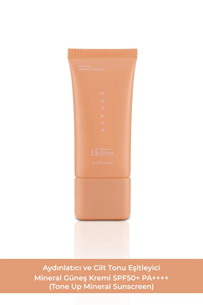 Sopure Tone up Sunscreen-Skin Tone Equalizer, Pink Tone, Brightening, 100% Mi...