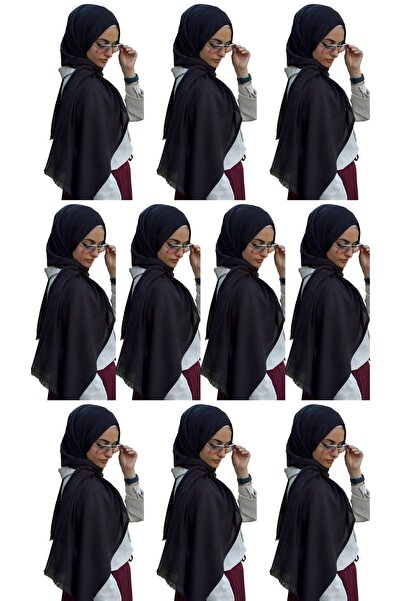 ALDAIYR 10 Pieces of Pashmina Viscose Fabric, 125 Grams Each