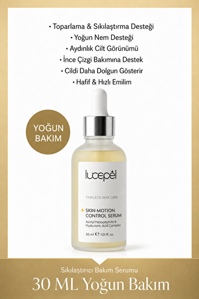 lucepel Sıkılaştırıcı Kırışıklık Karşıtı Bakım Yüz Serumu Peptit|Hyaluronik A...