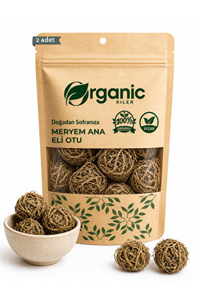 Organic Kiler Meryem Ana Eli Otu 2 Adet - Fatma Ana Eli Otu - Doğal & Yeni Ma...
