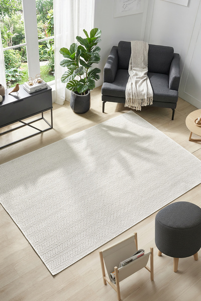 Mariesse Home Naturel Sisal Jüt Halı Modern Yıkanabilir Toz Vermez Halı