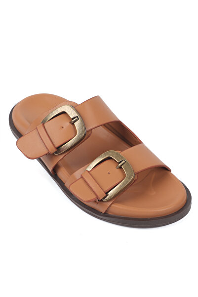 Capone Outfitters Ilyssa Two-Strap Buckle Women's Slippers