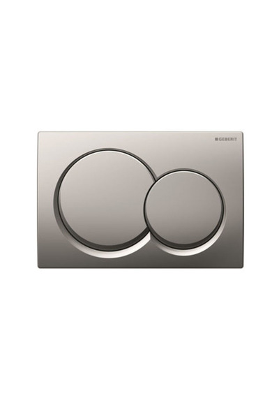 Geberit Alpha01 115.035.46.1 Kumanda Kapağı - Çift Basmalı - Mat Krom