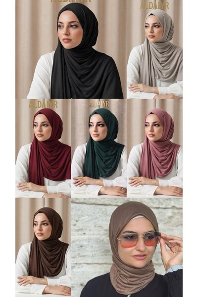 ALDAIYR 7 Combed Cotton Shawl Plain