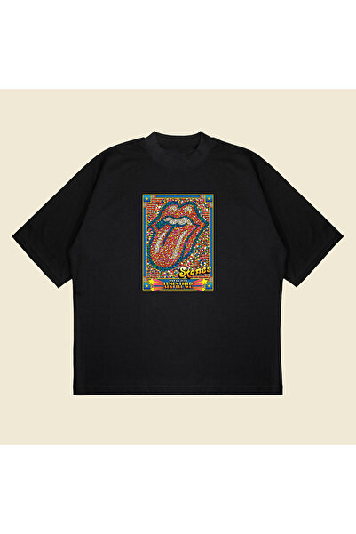 Tarzsokak Rolling Stone Seattle Štampano Oversize kroj Unisex Pamuk paket pro...