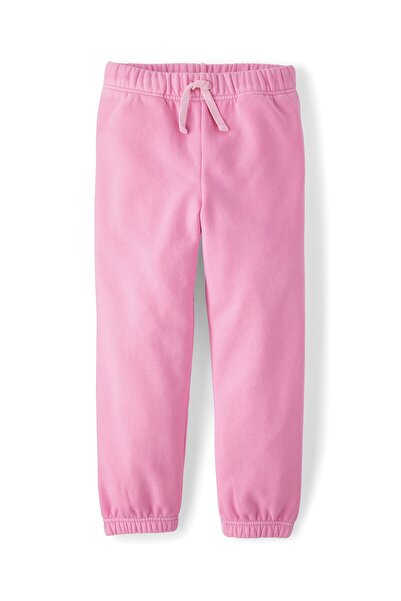 The Children's Place Girls Fleece Jogger - Neon Happy Pink